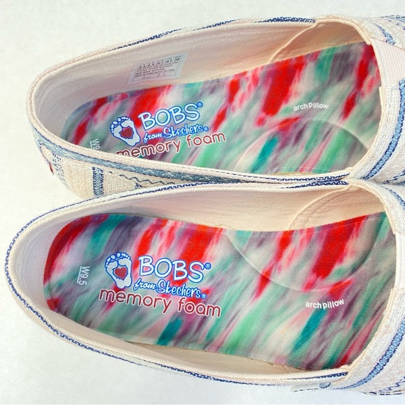 BOBS from Skechers Memory Foam Aztec Slip On Casual Shoe 34161; Women’s Size 9.5 - Picture 12 of 13